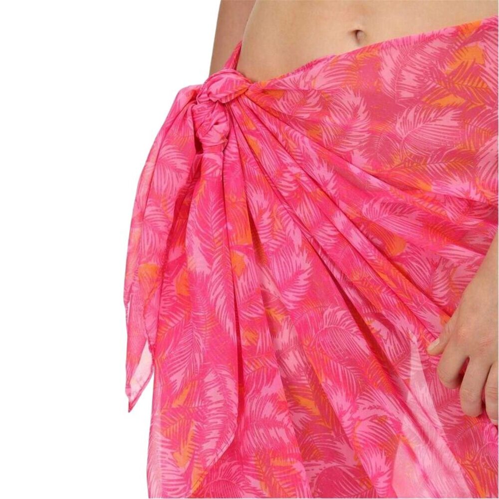 Regatta Womens/Ladies Sheer Sarong / Palm Pink Print